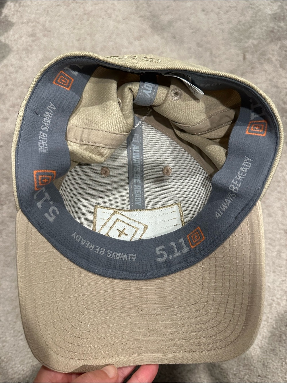 5.11 downrange m/l khaki cap - Picture 3 of 3